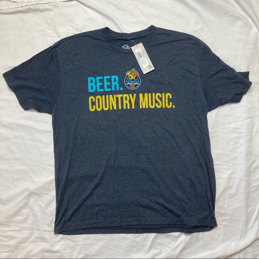 Beer Country Music Festival Graphic Print Tee